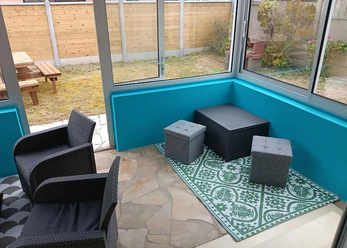 Maison Charmante à Port-bail-sur-mer, Grand Jardin Clos Casa de Férias *